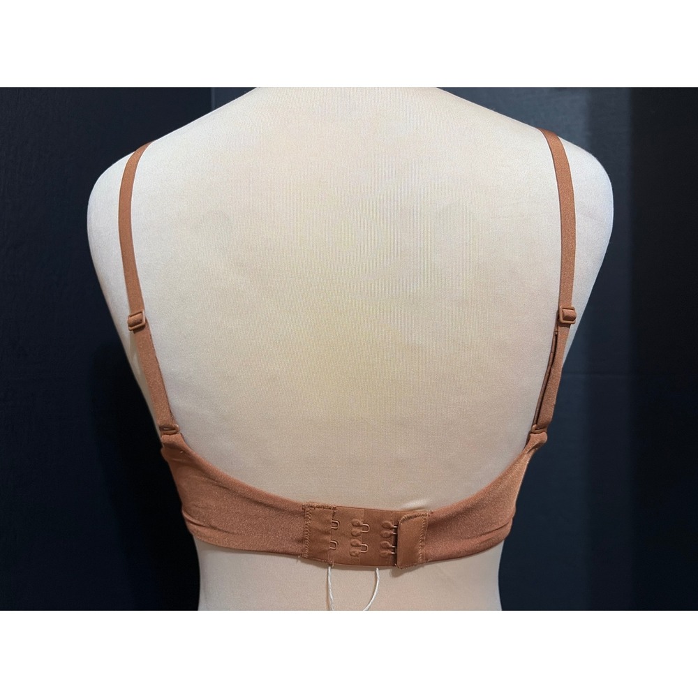 SKIMS Weightless Scoop Bra Bronze Underwire BR-UWR-1982 Mens 32B NEW - Picture 2 of 3